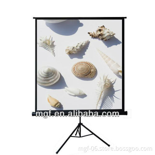1:1Economic Portable Tripod Projector Screen Stand on Sale